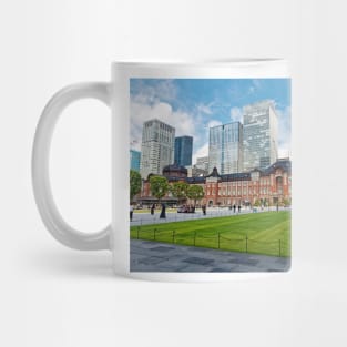 Marunouchi Station Building in Tokyo Mug